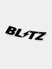 Черный наклейка на авто BLITZ (2 цвета) белый и перевающаяся голография