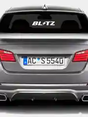Белый наклейка на авто BLITZ (2 цвета) белый и перевающаяся голография