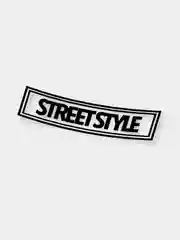 Черный street STYLE - JDM наклейка на ато голографический цвет