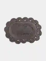 Серый ковер 40*60  1200 гр/м2, 100% хлопок/ Best Room