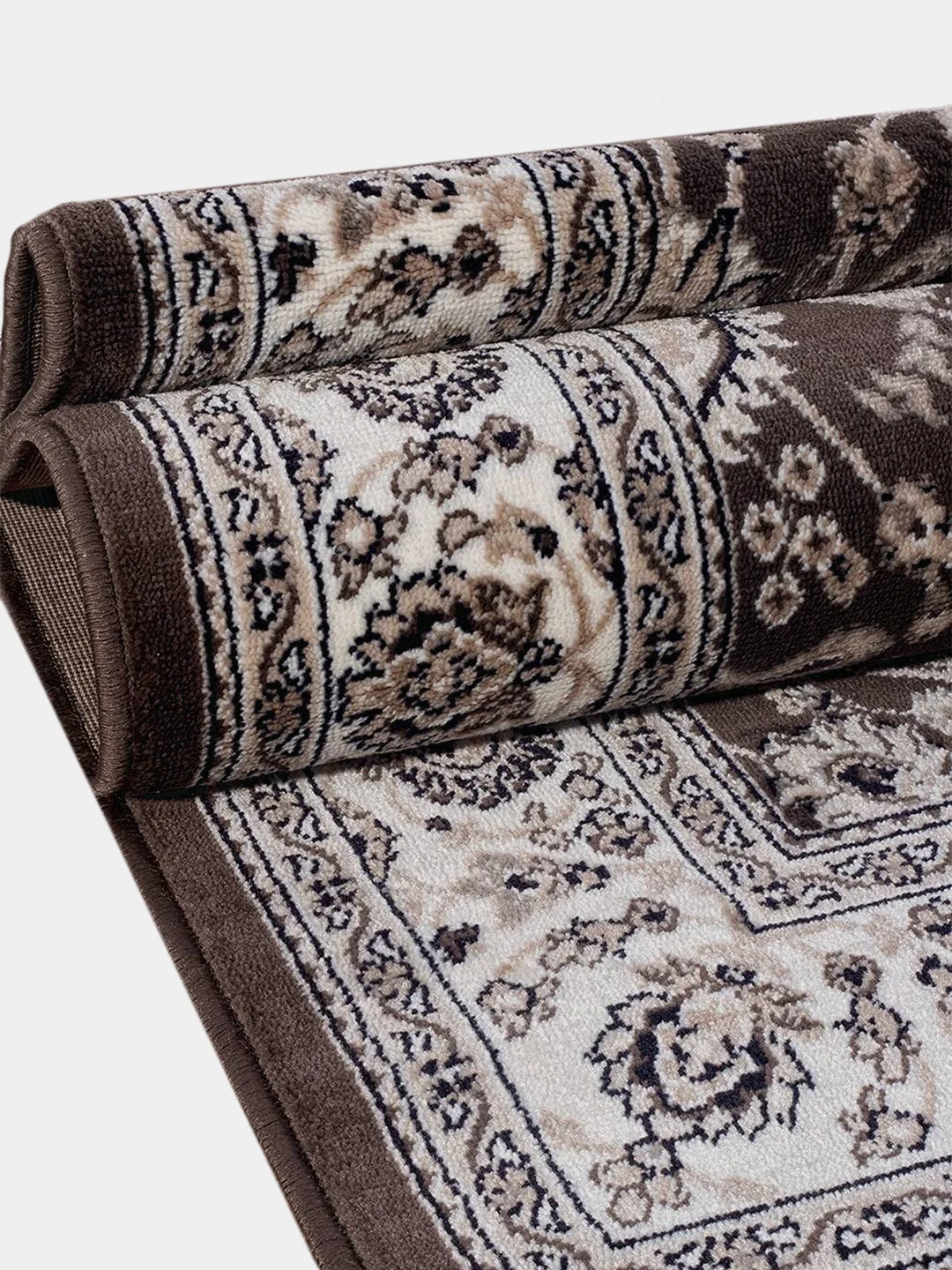 Российский ковер Valencia Deluxe d251VU Brown 1,00*2,00