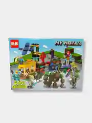 Конструктор MY WORLD Майнкрафт (Minecraft) 4 вида 184-192 деталей