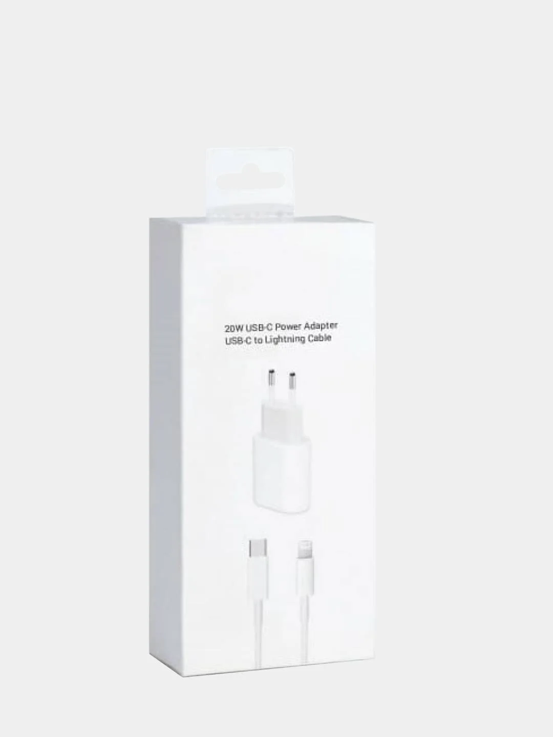 Зарядное устройство для iPhone (блок Type-C, PD, 20W + кабель Type-C/Lightning)