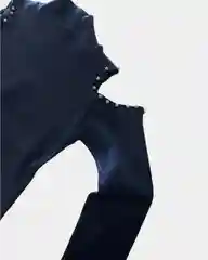 Лазурный женское платье лапша из хлопка