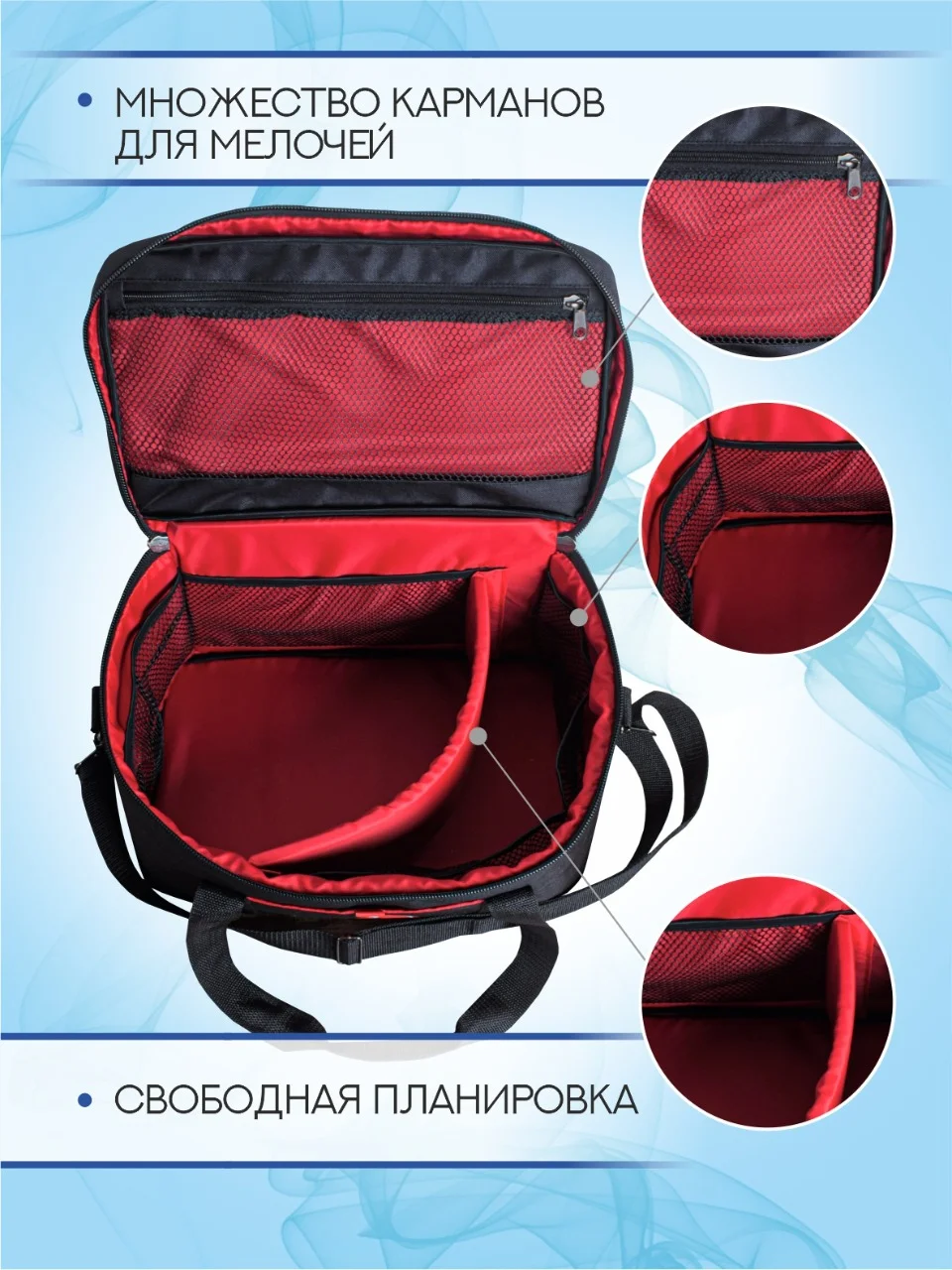 Сумка для кальяна и аксессуаров Universal Case Light мужская и женская через плечо