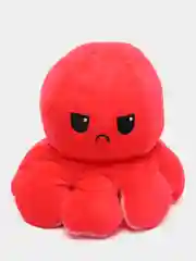 Кораллово-розовый игрушка осьминог перевёртыш, мягкая, двусторонний, 20*10 см