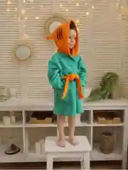 Халат детский банный махровый Три кота Компот
