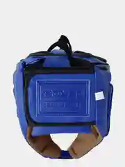 Синий шлем боксерский открытый, для боевых единоборств, BoyBo