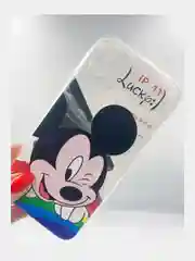 Зеленый чехол для iPhone 11 Микки
