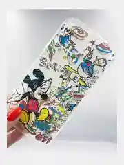Желтый чехол для iPhone 11 Микки
