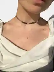 Золотой чокер на шею женский, 2 цвета