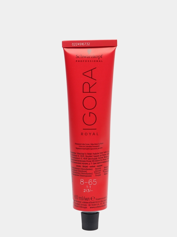 Краска Schwarzkopf Professional Igora Royal 8-65 светло русый шоколадный золотистый, 60 мл