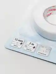 Клейкая двухсторонняя лента 15мм х 2м, BRAUBERG