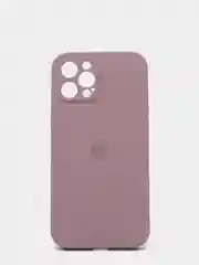 Сиреневый силиконовый чехол iPhone 12 Pro Max, Silicone Case, с закрытым низом и защитой камеры