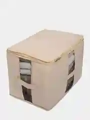Бежевый кофр для вещей, 30 х 45 х 30 см