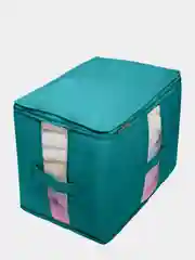 Бирюзовый кофр для вещей, 30 х 45 х 30 см