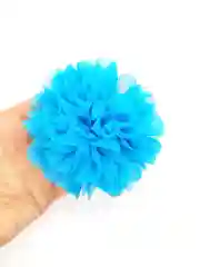 Голубой бантики на резинке / Школьные банты /