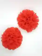 Красный бантики на резинке / Школьные банты /