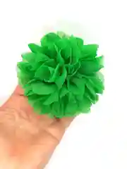 Зеленый бантики на резинке / Школьные банты /