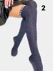 Гольфы с люрексом и бусинами