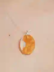 Золотой неповторимая подвеска/кулон из эпоксидной смолы (ручная работа)