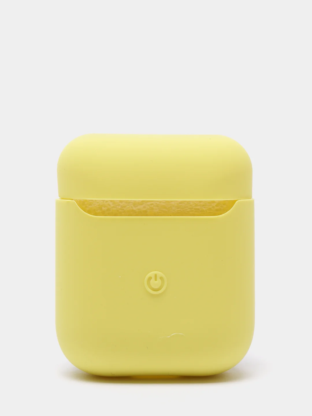 Желтый силиконовый чехол для Airpods