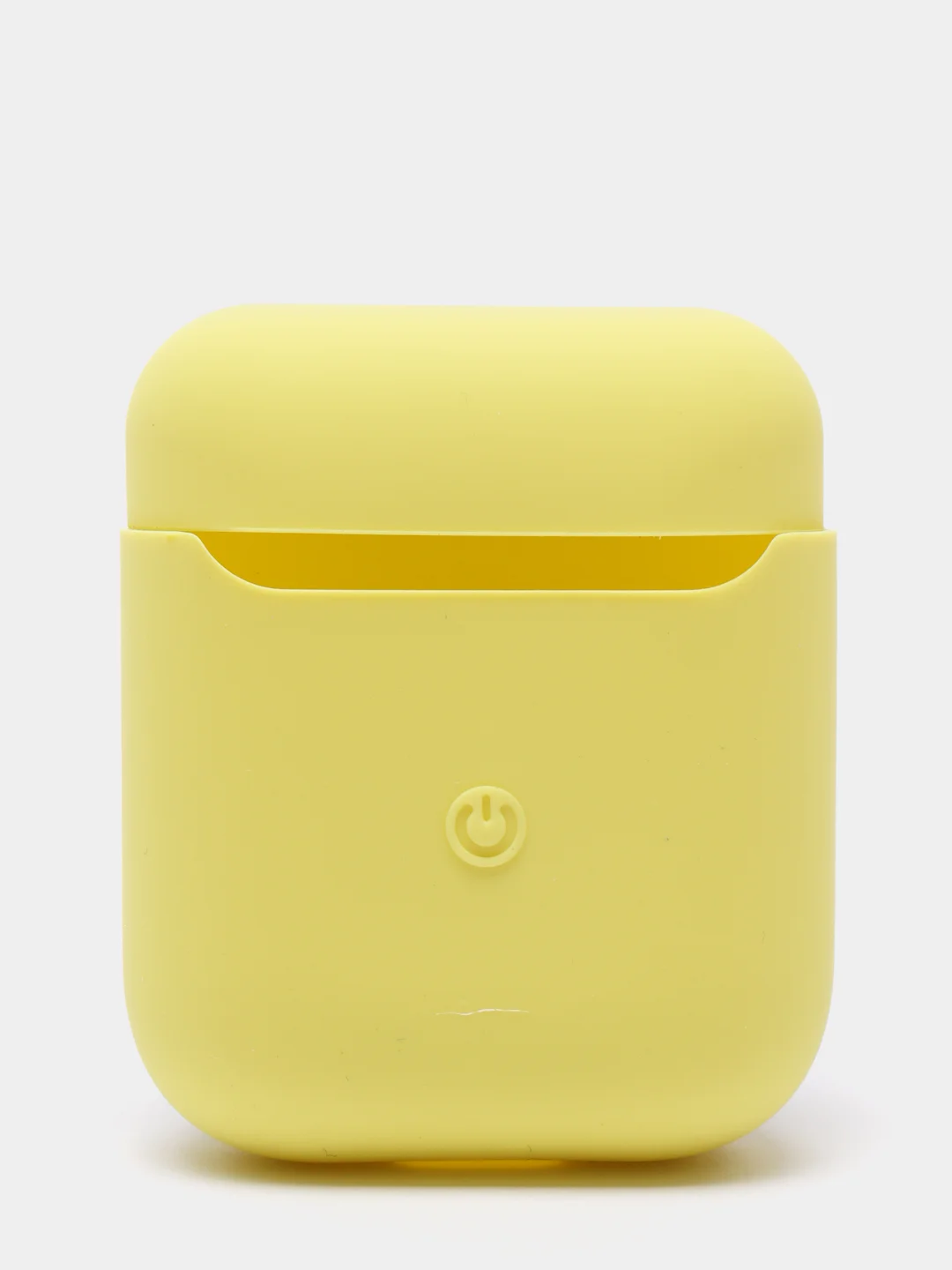 Желтый силиконовый чехол для Airpods