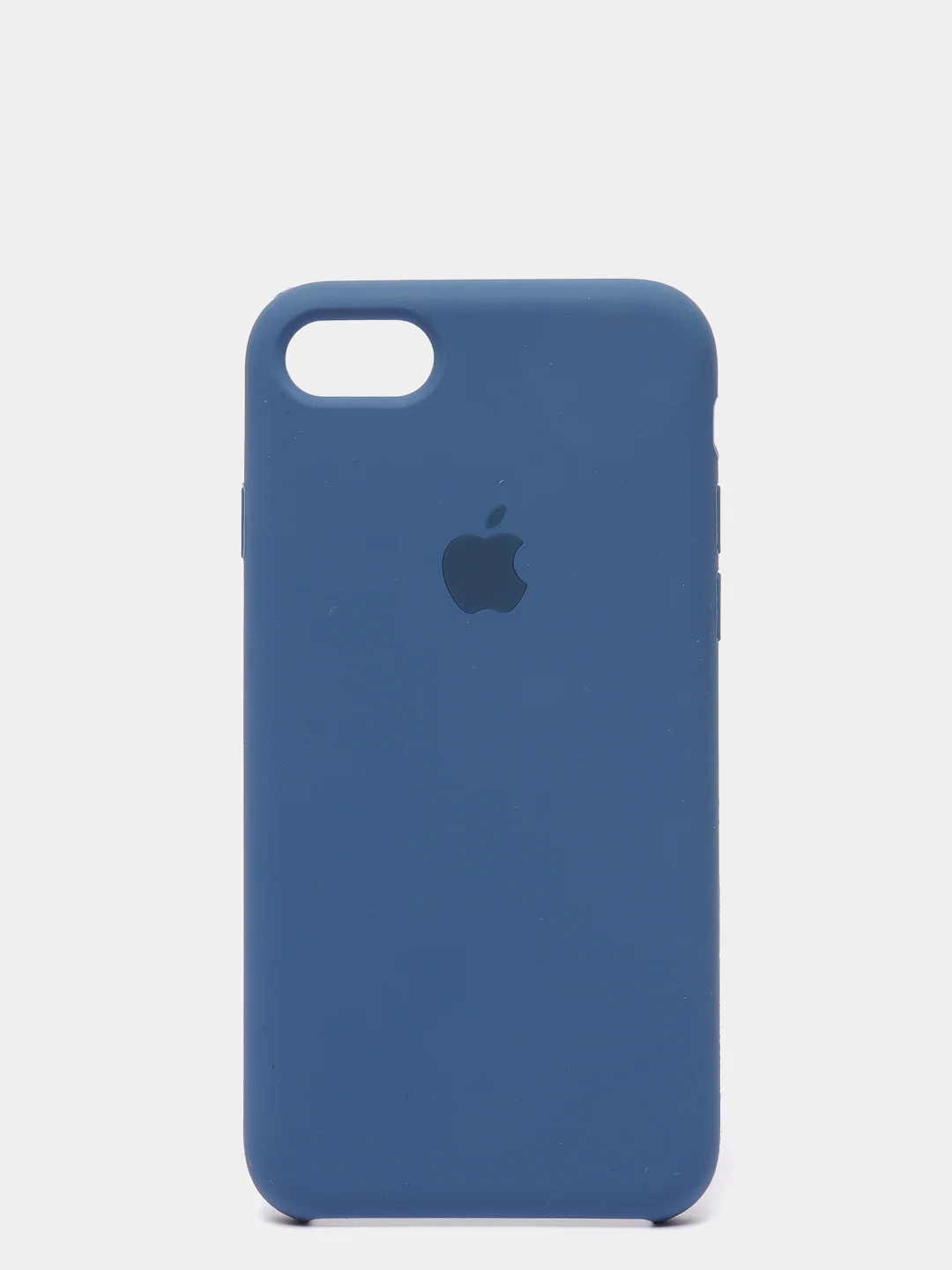 Синий меланж чехол силиконовый для IPhone 7, 8, SE 2020