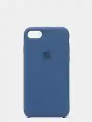 Синий меланж чехол силиконовый для IPhone 7, 8, SE 2020