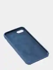 Синий меланж чехол силиконовый для IPhone 7, 8, SE 2020
