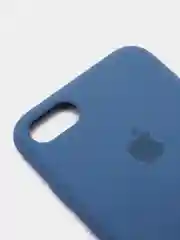 Синий меланж чехол силиконовый для IPhone 7, 8, SE 2020