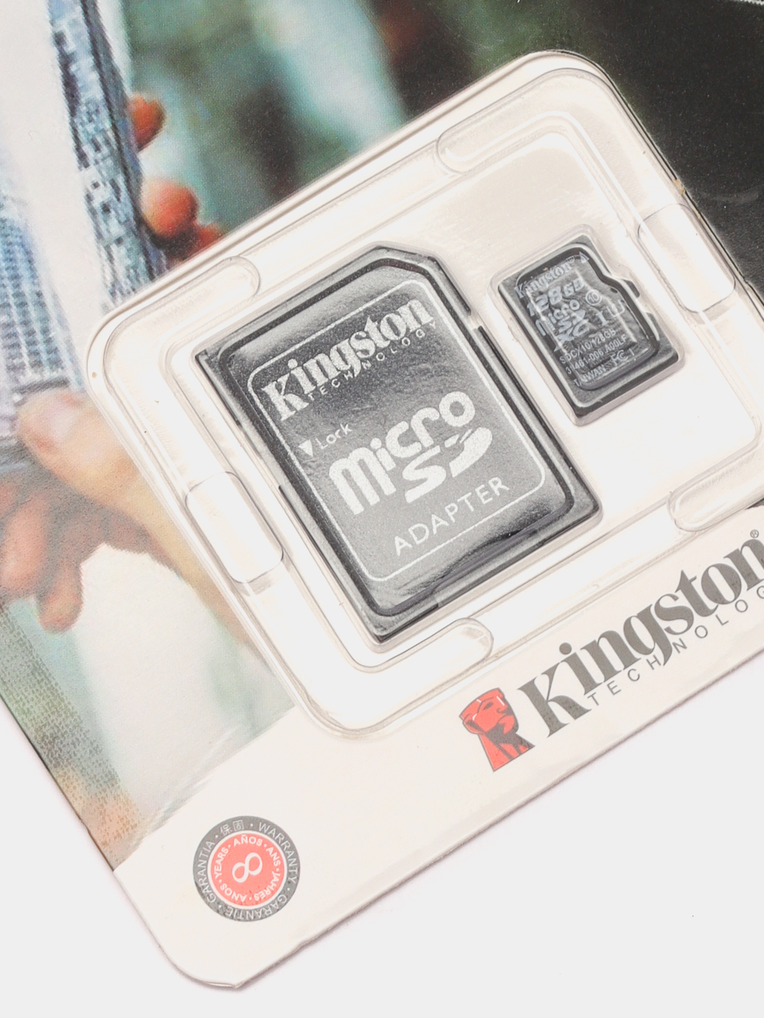 Карта памяти Kingston Micro SD с адаптером, 128 GB купить по цене 1300 ₽ в  интернет-магазине Магнит Маркет