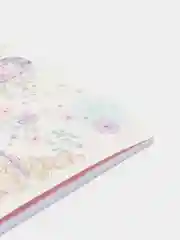 Лавандовый тетрадь А5 "Сказочный мир 1", альт скоба, клетка, глиттер, 48 листов