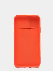 Оранжевый ребристый чехол с защитой камеры в виде шторки на iPhone 6s/7/8/Plus/SE/20/11/Pro на айфон