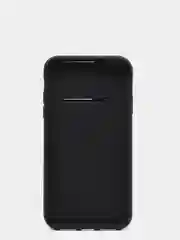 Черный ребристый чехол с защитой камеры в виде шторки на iPhone 6s/7/8/Plus/SE/20/11/Pro на айфон
