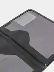 Черный обложка для паспорта