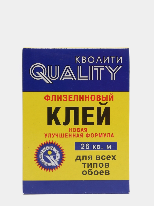 Клей для обоев QUALITY Флизелиновый, 200 г (в коробке)