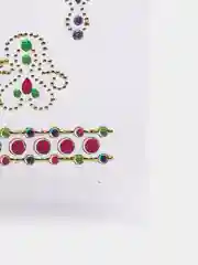 Бирюзовый водные наклейки для дизайна ногтей
