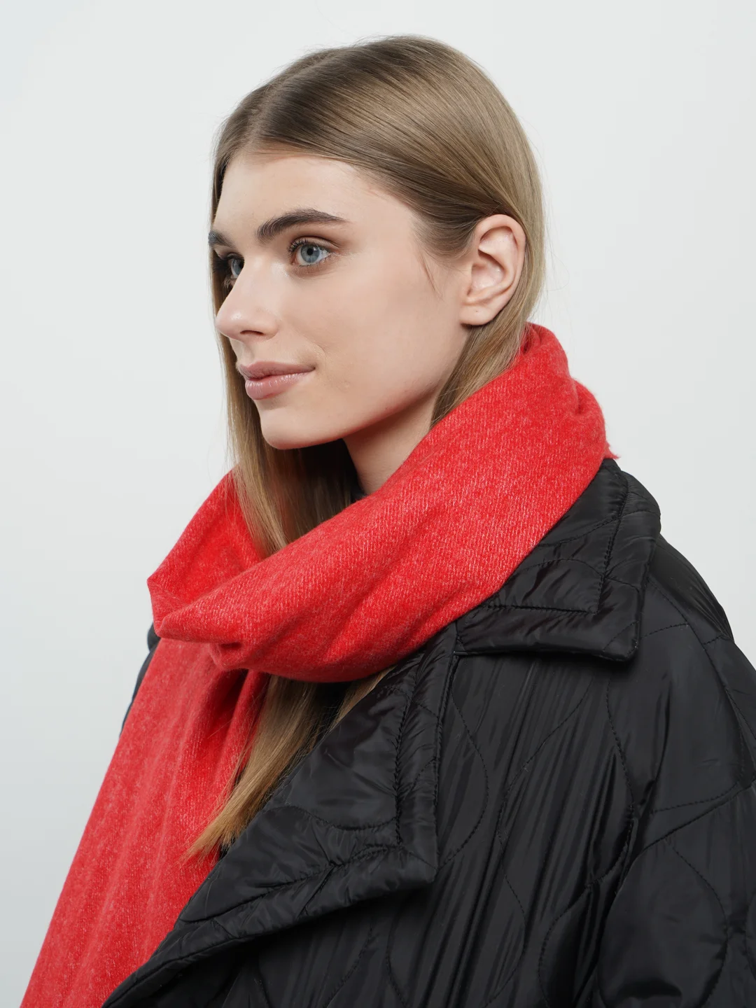 Алый палантины женские/шарф платок жен/осень/зима/подарок маме/Blend Cashmere/головн/маме