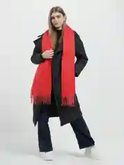 Алый палантины женские/шарф платок жен/осень/зима/подарок маме/Blend Cashmere/головн/маме