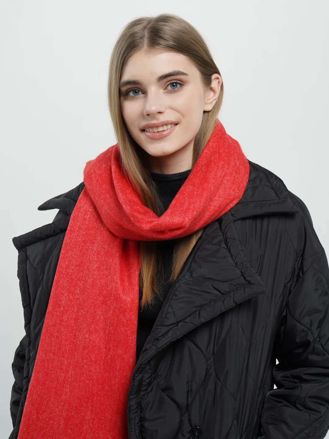 Алый палантины женские/шарф платок жен/осень/зима/подарок маме/Blend Cashmere/головн/маме