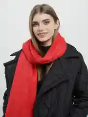 Алый палантины женские/шарф платок жен/осень/зима/подарок маме/Blend Cashmere/головн/маме