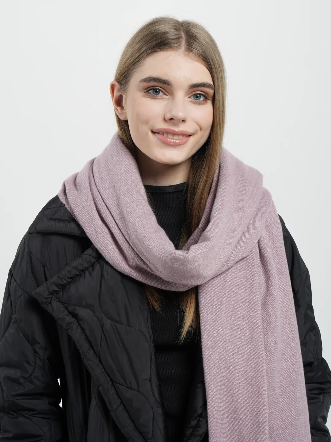 Сиреневый палантины женские/шарф платок жен/осень/зима/подарок маме/Blend Cashmere/головн/маме