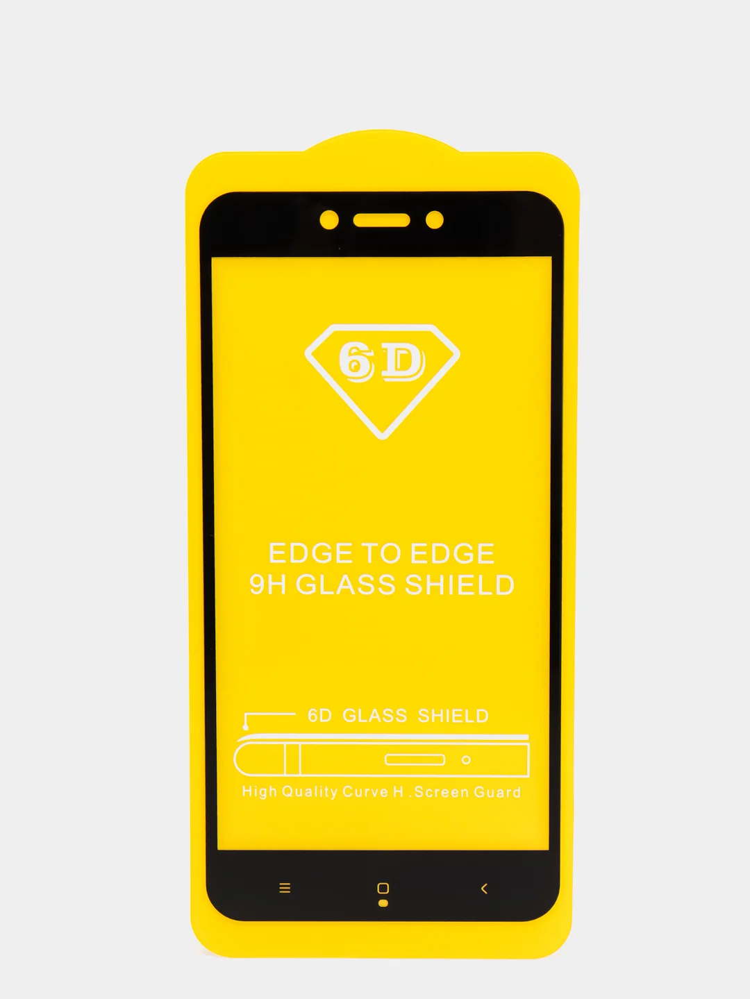 Черный защитное стекло 10D GLASS PREMIUM для Xiaomi Redmi 5, Redmi 5a, Redmi 4a, Redmi 6 pro