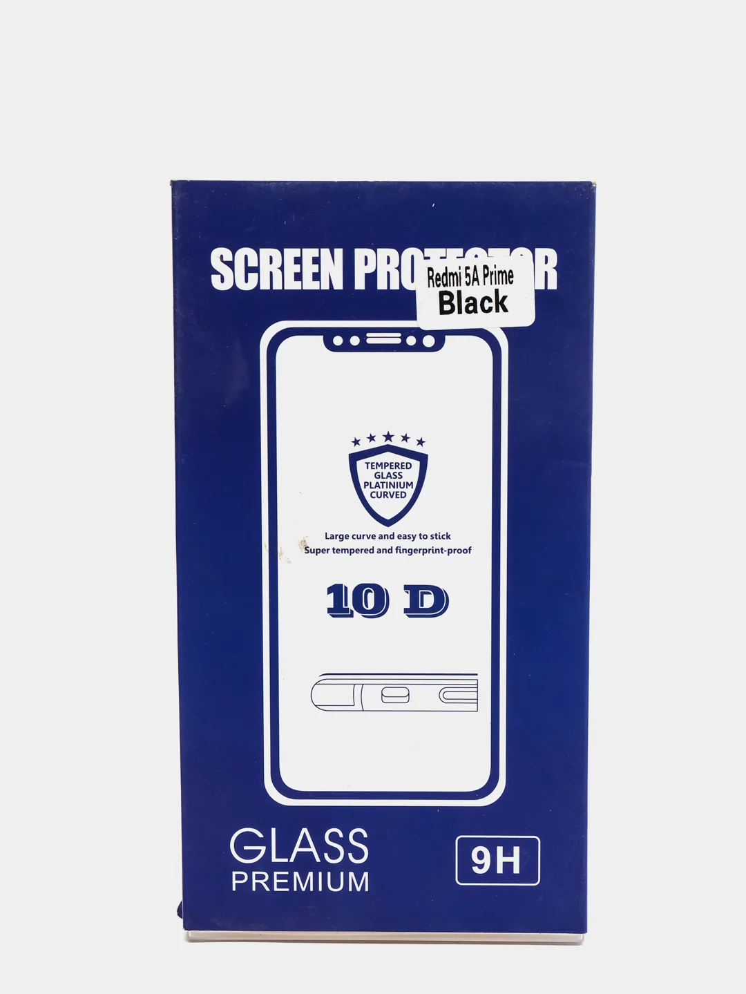 Черный защитное стекло 10D GLASS PREMIUM для Xiaomi Redmi 5, Redmi 5a, Redmi 4a, Redmi 6 pro