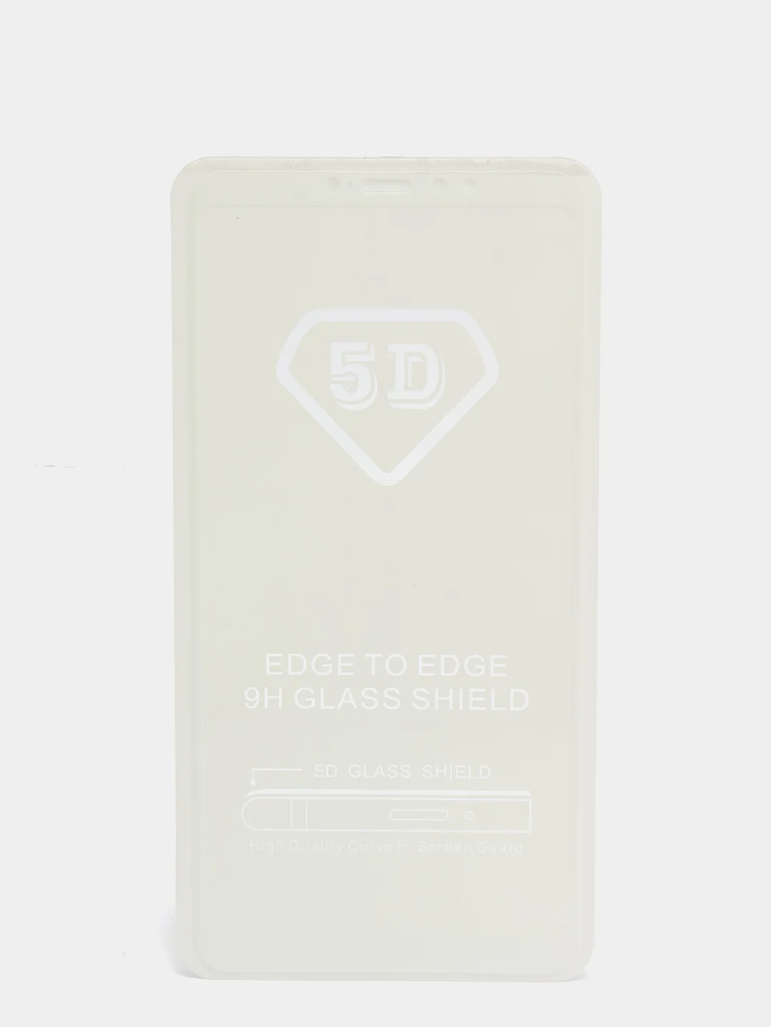 Белый защитные стекла 5D для смартфонов Xiaomi ( на весь дисплей )