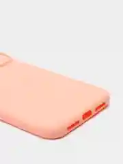 Розовый ребристый чехол с защитой камеры в виде шторки на iPhone 6s/7/8/Plus/SE/20/11/Pro на айфон