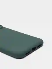 Зеленый ребристый чехол с защитой камеры в виде шторки на iPhone 6s/7/8/Plus/SE/20/11/Pro на айфон