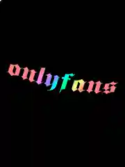 Ледяной onlyfans - переливающаяся стикер без фона онлифанс