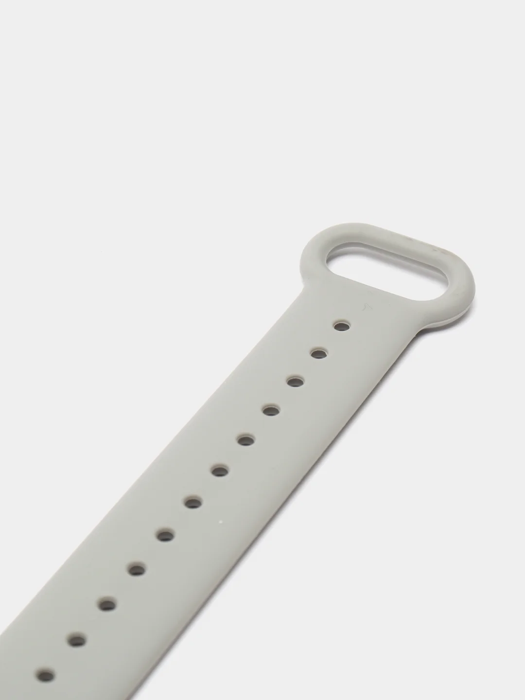 Серебряный силиконовый ремешок для Xiaomi Mi Band 3 и Mi Band 4, фитнес-браслет